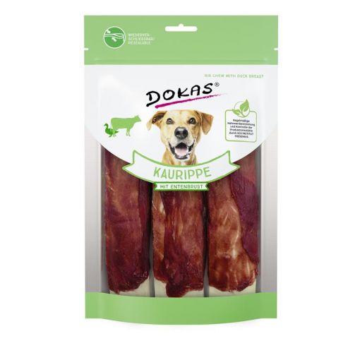 Dokas Dog Kaurippe mit Entenbrustfilet 210g (Menge: 10 je Bestelleinheit)