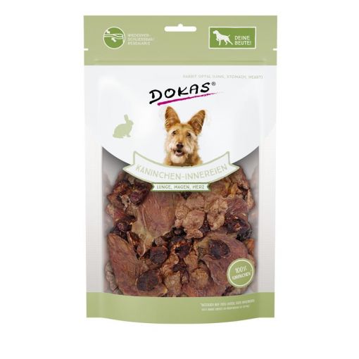 Dokas Dog Kaninchen-Innereien (Magen, Lunge, Herz) 100 g (Menge: 7 je Bestelleinheit)