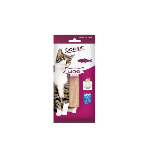 Dokas Cat 100% delikates Lachsfilet 22g (Menge: 9 je Bestelleinheit)