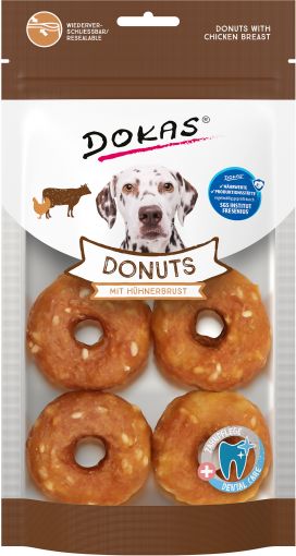 Dokas Dog Donuts mit Hühnerbrust 160g (Menge: 5 je Bestelleinheit)