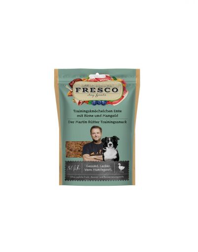 Fresco Martin Rütter Trainingsknöchelchen Ente, Birne, Mangold 150g