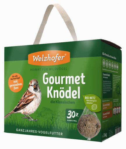 Welzhofer Bird Gourmetknödel Die Klassischen 1x (30x100g) im BIO-Netz