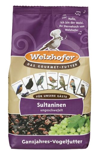 Welzhofer Futtersultaninen 1kg (Menge: 8 je Bestelleinheit)