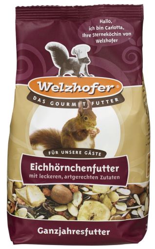 Welzhofer Eichhörnchenfutter 1kg (Menge: 8 je Bestelleinheit)