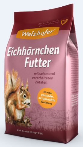 Welzhofer Eichhörnchenfutter 3,5 kg (Menge: 4 je Bestelleinheit)