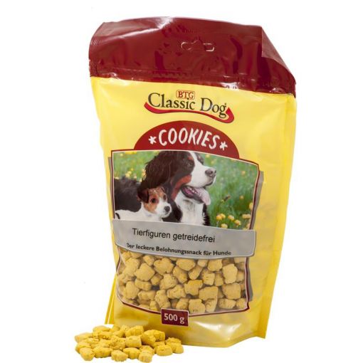 Classic Dog Snack Cookies Tierfiguren 500g getreidefrei