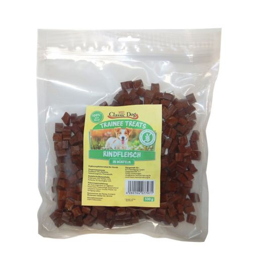 Classic Dog Trainee Treats Rindfleischwürfel 500g Classic Dog Trainee Treats Rindfleischwürfel 500g