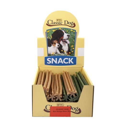 Classic Dog Snack Kaustange 5 Sterne 25 Stück lose 24 cm im Traykarton (Menge: 25 je Bestelleinheit)