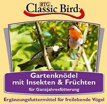 Classic Bird Gartenknödel mit Früchten & Insekten 6 Stück auf Tablett (Menge: 16 je Bestelleinheit)