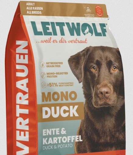 Leitwolf Mono Adult Ente & Kartoffel Probe 40 g (Menge: 40 je Bestelleinheit)