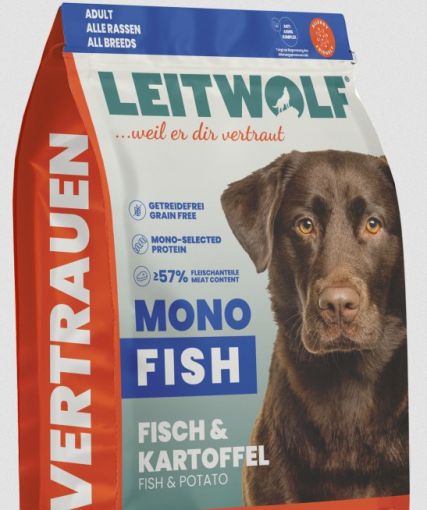 Leitwolf Mono Adult Fisch & Kartoffel Probe 40 g (Menge: 40 je Bestelleinheit) Leitwolf Mono Adult Fisch & Kartoffel Probe 40 g (Menge: 40 je Bestelleinheit)