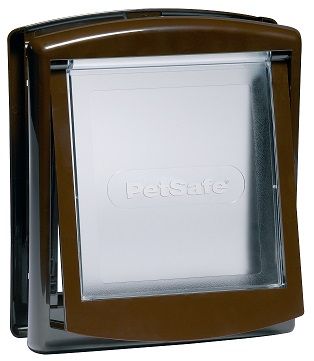 PetSafe 2-Wege Haustiertür Original S braun