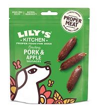 Lilys Kitchen Dog Treats Cracking Pork & Apple Sausages 70g (Menge: 8 je Bestelleinheit)