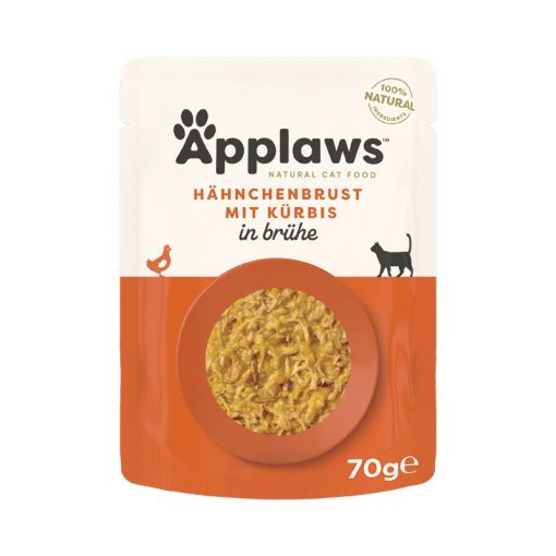 Applaws Cat Nassfutter P.B. mit Hühnchenbrust & Kürbis 70 g (Menge: 12 je Bestelleinheit)