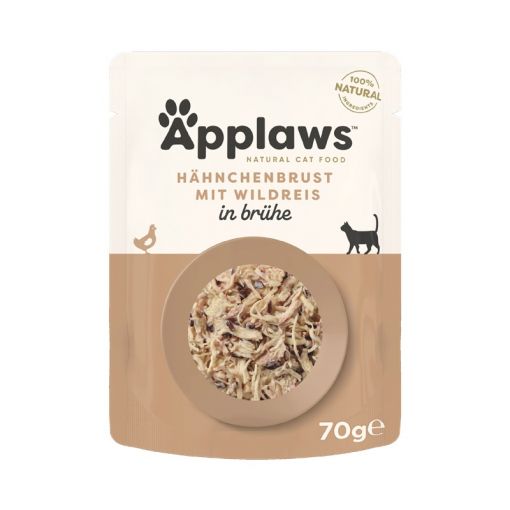 Applaws Cat Nassfutter P.B. mit Hühnchenbrust & Wildreis 70 g (Menge: 12 je Bestelleinheit)