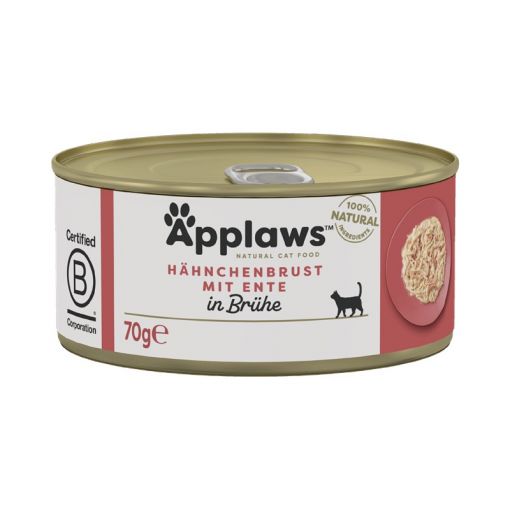 Applaws Cat Nassfutter Dose Huhn & Ente 70g (Menge: 24 je Bestelleinheit)