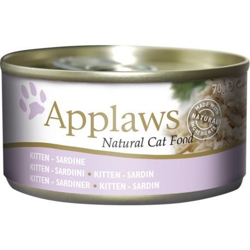 Applaws Cat Nassfutter Dose Junge Katzen Sardine 70 g (Menge: 24 je Bestelleinheit)