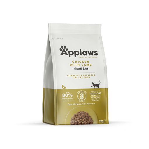 Applaws Cat Trockenfutter Hühnchen mit Lamm 2 kg