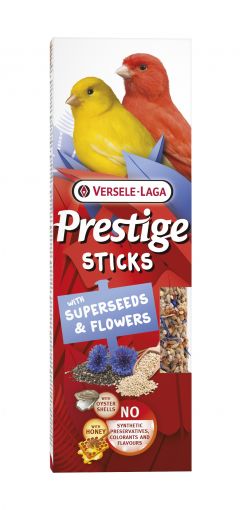 Versele Prestige Sticks Kanarien mit Supersaaten & Bl&uuml;ten 60 g (Menge: 10 je Bestelleinheit)
