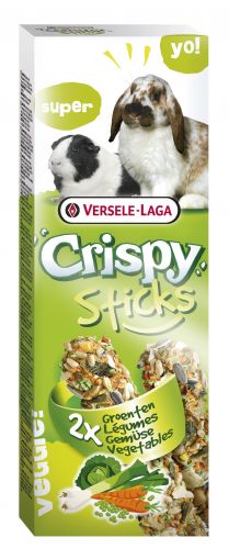 Versele Crispy Sticks Kaninchen-Meerschweinchen Gemüse 110 g (Menge: 8 je Bestelleinheit) Versele Crispy Sticks Kaninchen-Meerschweinchen Gemüse 110 g (Menge: 8 je Bestelleinheit)