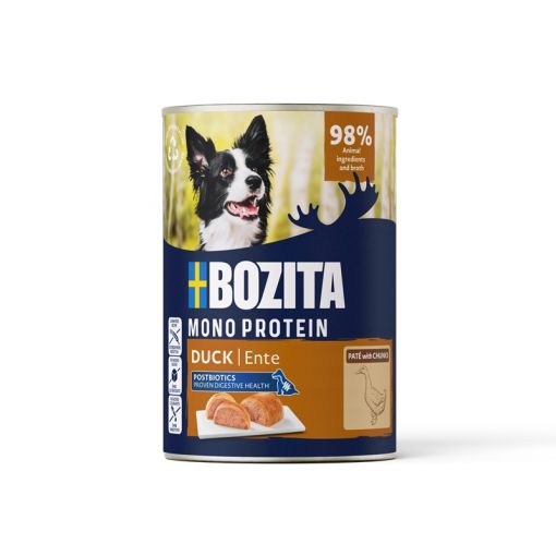 Bozita Dog Dose Pate Ente 400g (Menge: 6 je Bestelleinheit)