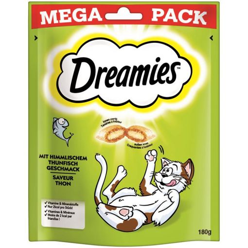 Dreamies Cat Snack mit Thunfisch 180g Mega Pack (Menge: 4 je Bestelleinheit)