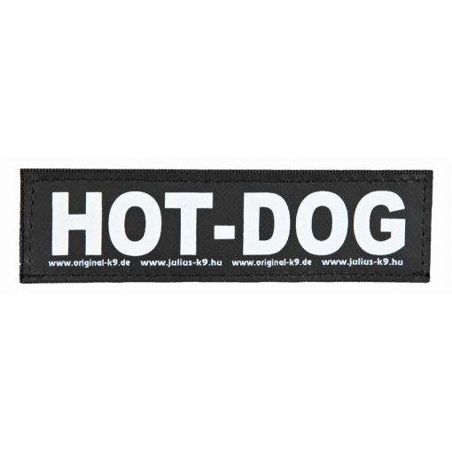 2 Julius-K9 Klettsticker HOT DOG