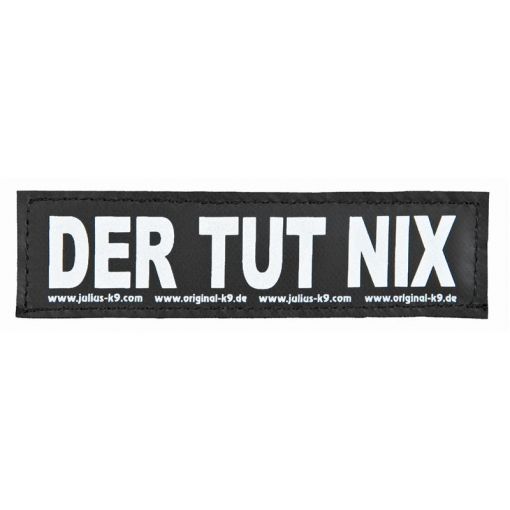 2 Julius-K9 Klettsticker DER TUT NIX