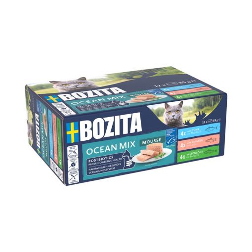 Bozita Cat Dose Mousse Mixed Ocean 12x85g Bozita Cat Dose Mousse Mixed Ocean 12x85g