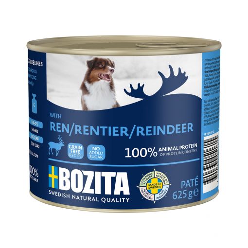 Bozita Paté mit Rentier 625 g (Menge: 6 je Bestelleinheit)