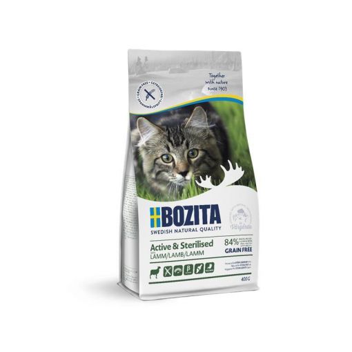 Bozita Active & Sterilised Grain free mit Lamm 400 g