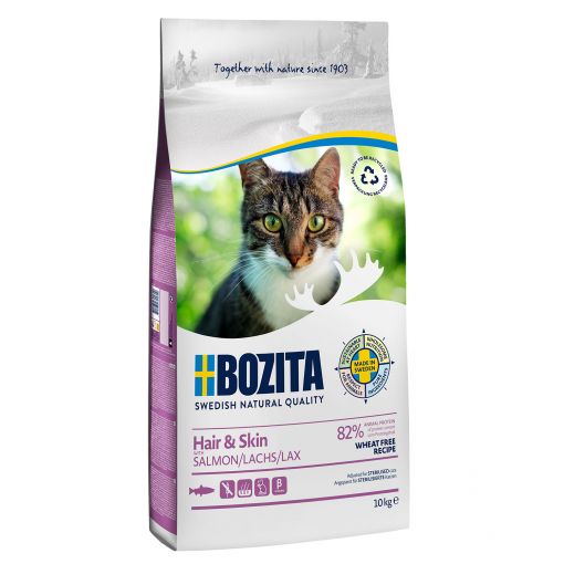 Bozita Hair & Skin Wheat free mit Lachs 10 kg