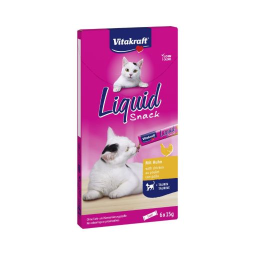 Vitakraft Cat Liquid Huhn & Taurin 6  x 15 g