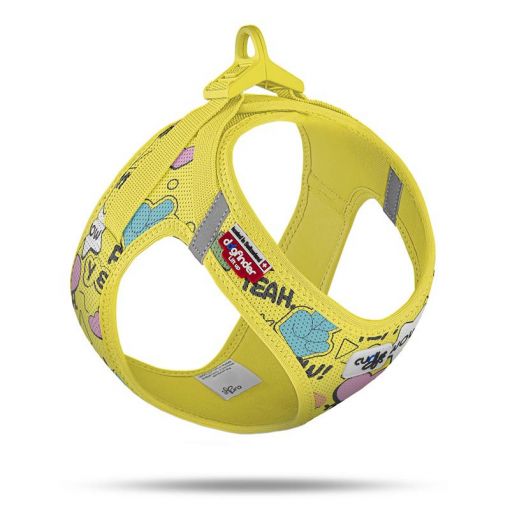 Curli Clasp Vest Geschirr LE25 Comic Yellow M
