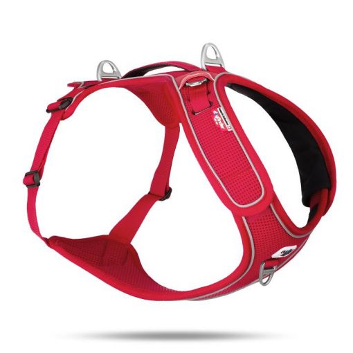 Curli Belka Geschirr Adjustable Neck Red 2XL