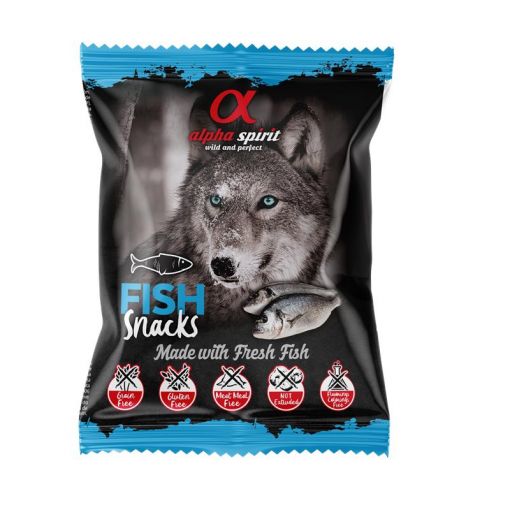 alpha spirit Dog Snack gewürfelt Fisch 50 g