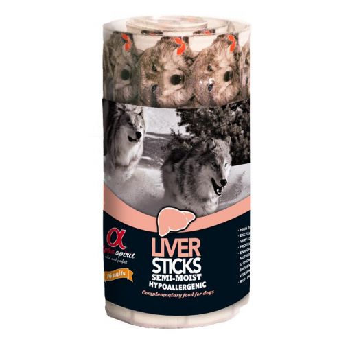 alpha spirit Dog Stick Leber 16er Pack (Menge: 12 je Bestelleinheit)