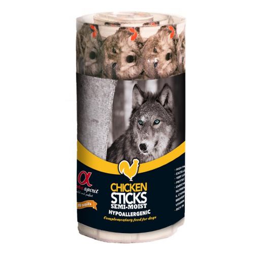 alpha spirit Dog Ristra Stick Huhn 16er Pack (Menge: 12 je Bestelleinheit)