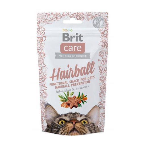 Brit Care Cat Snack Hairball 50 g