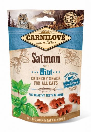 Carnilove Cat Crunchy Snack Salmon with Mint 50g (Menge: 10 je Bestelleinheit)
