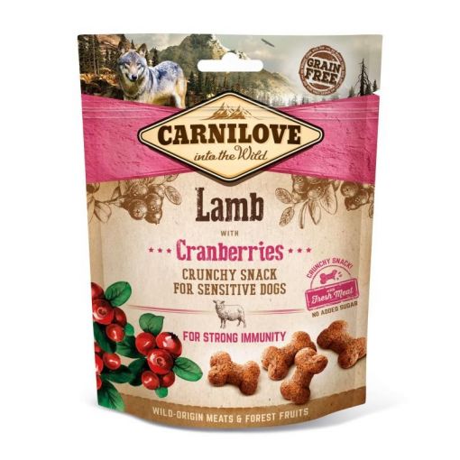 Carnilove Dog Crunchy Snack Lamb with Cranberries 200g (Menge: 6 je Bestelleinheit)