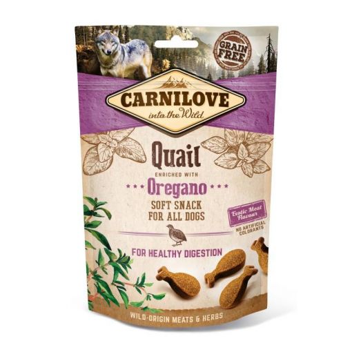 Carnilove Dog Soft Snack Quail with Oregano 200g (Menge: 10 je Bestelleinheit)