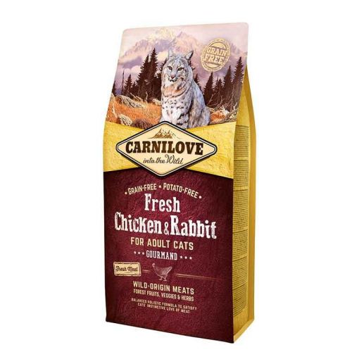 Carnilove Cat Adult Fresh Chicken & Rabbit/Gourmand 2kg