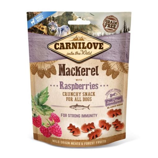 Carnilove Dog Crunchy Snack Mackerel with Raspberries 200g (Menge: 6 je Bestelleinheit)