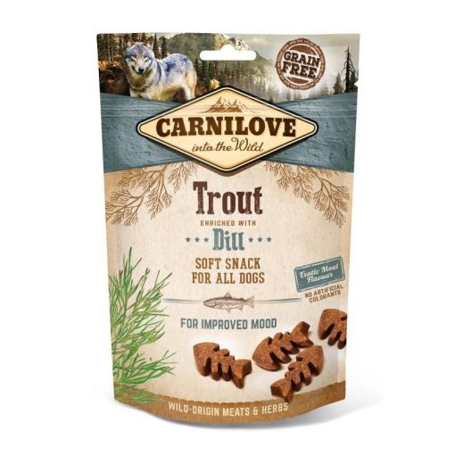 Carnilove Dog Soft Snack Trout with Dill 200g (Menge: 10 je Bestelleinheit)