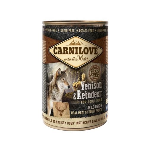 Carnilove Dog Dose Adult Venison & Reindeer 400g (Menge: 6 je Bestelleinheit)