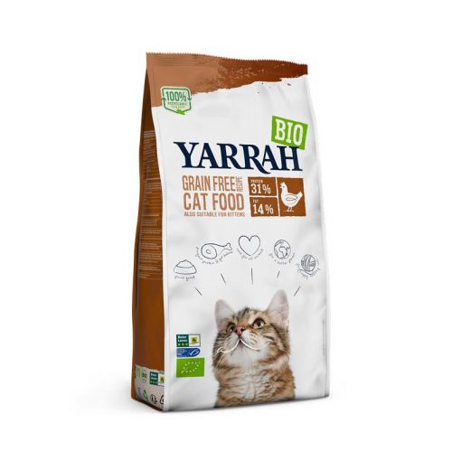 Yarrah Bio Cat getreidefrei Huhn & Fisch 10kg