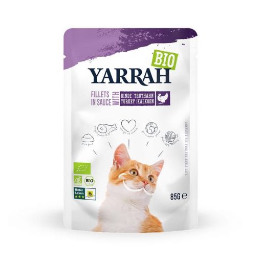 Yarrah Bio Cat Filets Truthahn in Soße 85g (Menge: 14 je Bestelleinheit)