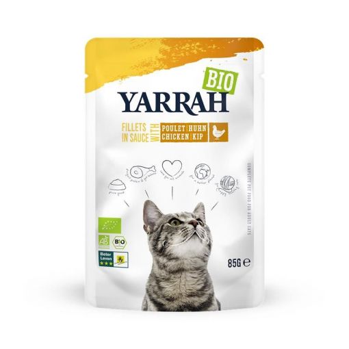 Yarrah Bio Cat Filets Huhn in Soße 85g (Menge: 14 je Bestelleinheit)