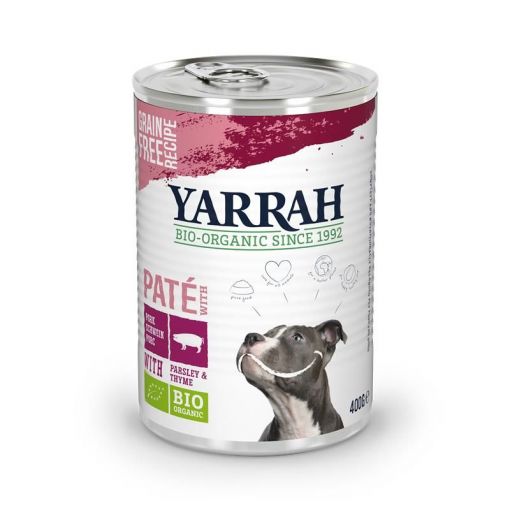 Yarrah Bio Dog Pastete Schwein 400g (Menge: 12 je Bestelleinheit)